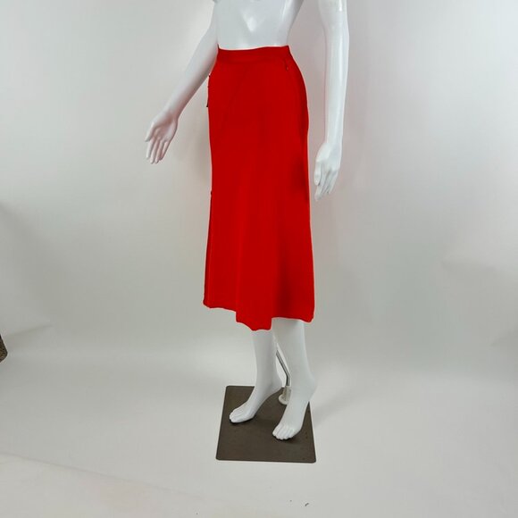 Victoria Beckham Orange Skirt - Picture 4 of 7